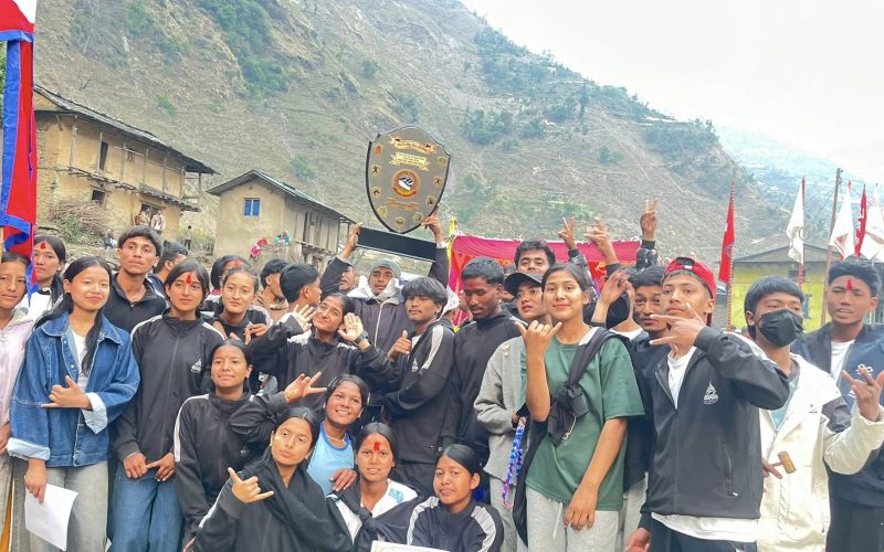 भेरी नगरपालिकाले जित्यो जिल्ला स्तरीय राष्ट्रपति रनिङ शील्डको उपाधि