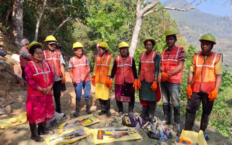 भेरीमा १२ दिने ग्रामीण मर्मत सम्भार तालिम सम्पन्न