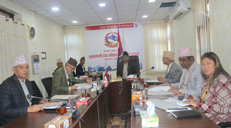 कर्णालीमा मन्त्रालयको संख्या ६ मा झारियो